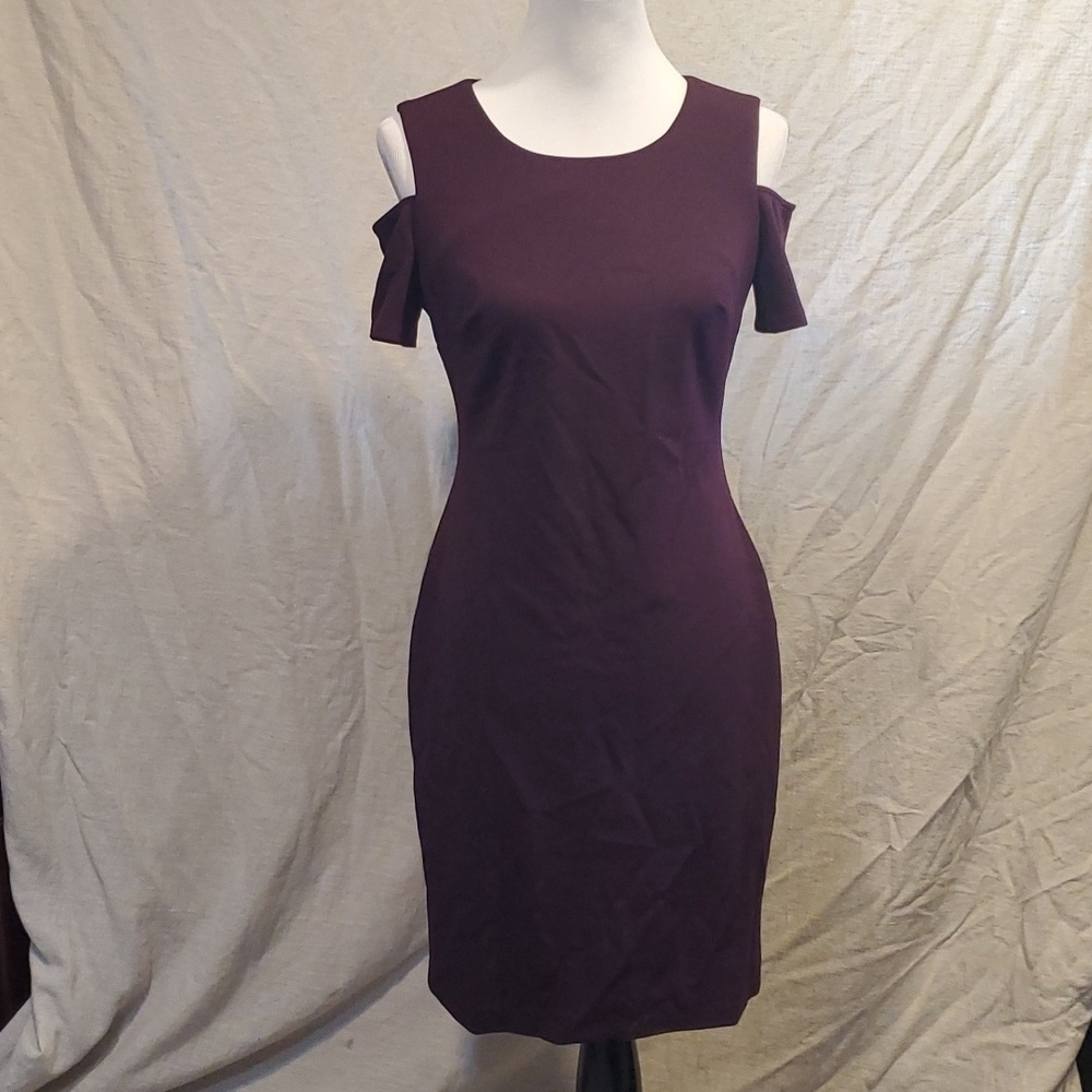 Tommy Hilfiger Cold Shoulder Bodycon Dress SZ 6